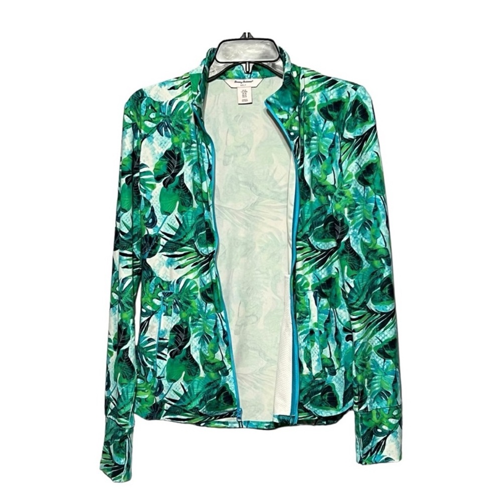 TOMMY BAHAMA Azure Upf 50 Golf Long Sleeve Active Zip Up Jacket - Picture 4 of 15